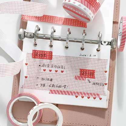 Letter Lovers and Paper Salt Base Tape suit Daydreamer Series Hand Account Collage Decorative Tape