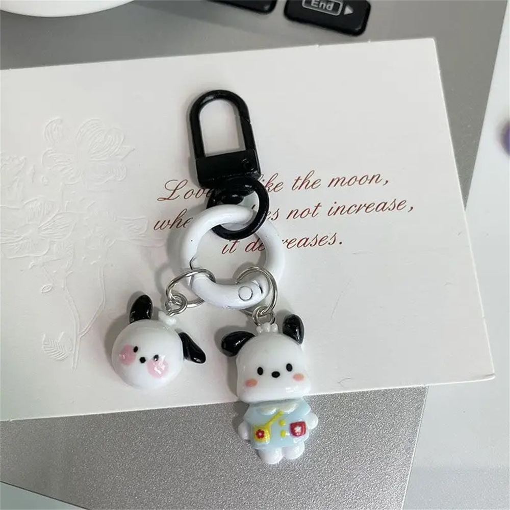 Original small size Card Ring Sanrio Kindergarten Cute Keychain Pendant Girl's Best Friend Gift Schoolbag Accessories