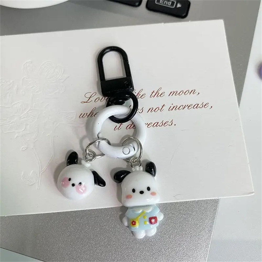 Original small size Card Ring Sanrio Kindergarten Cute Keychain Pendant Girl's Best Friend Gift Schoolbag Accessories