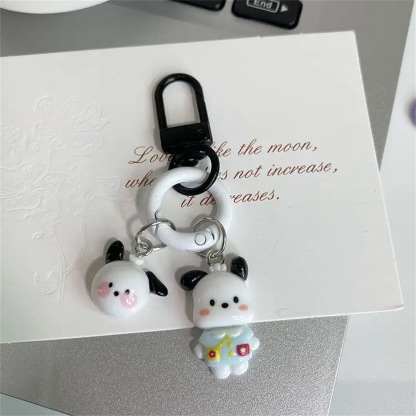 Original small size Card Ring Sanrio Kindergarten Cute Keychain Pendant Girl's Best Friend Gift Schoolbag Accessories