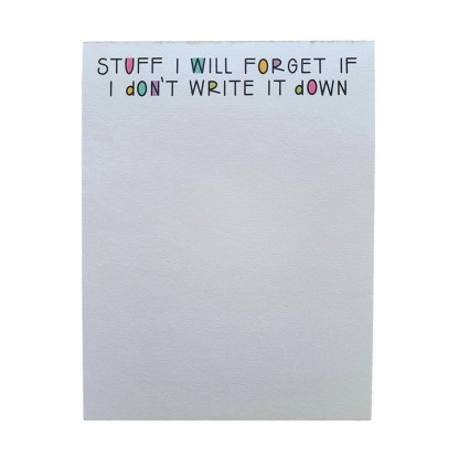 To Do List Notepad  Funny Stationery Notepad Sticky Notes