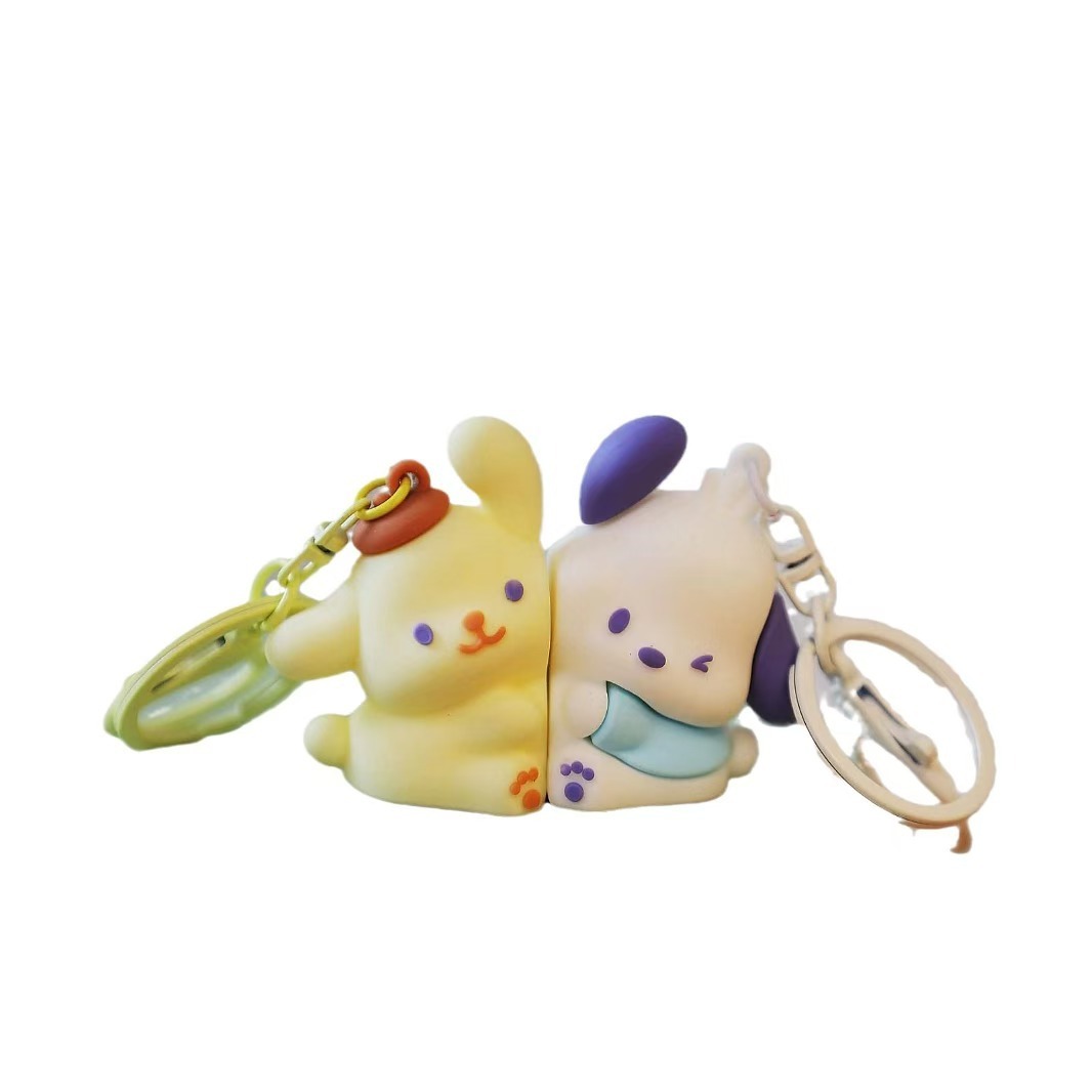 The new and you stick love lovers magnetic attraction will not leave the kulomi melody bag gift key chain pendant
