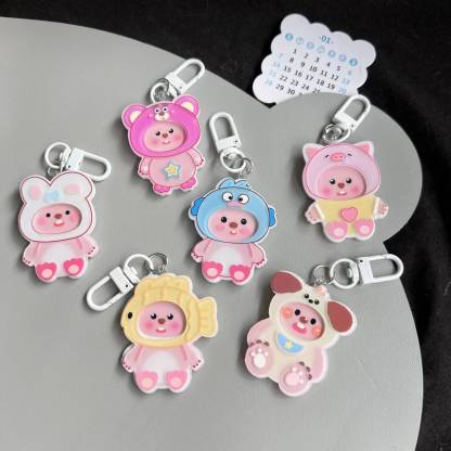 Beaver Animal Keychain Backpack Pendant Sweet Computer USB Flash Drive Cute Cartoon Accessories Acrylic Material Non-Patented