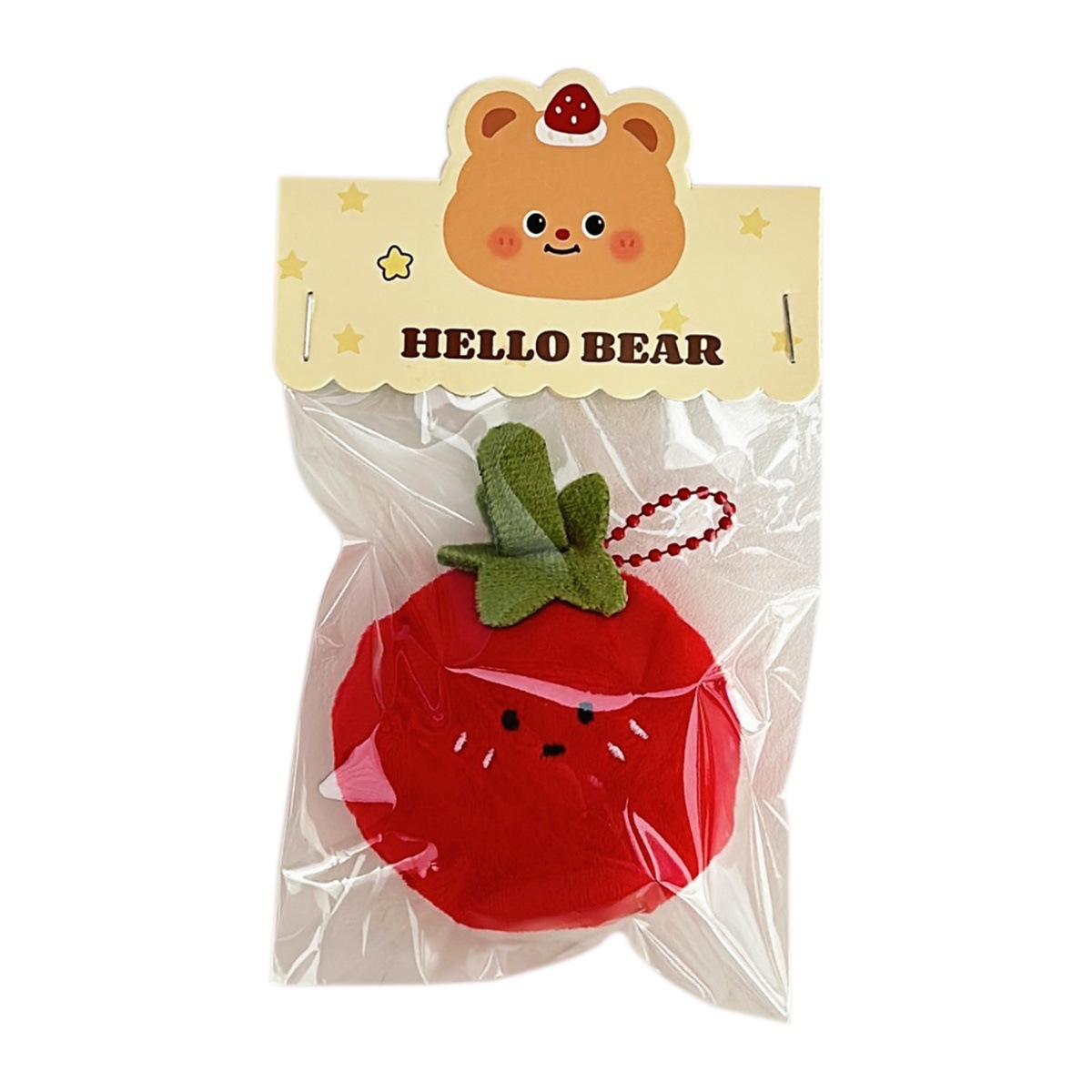 Creative cartoon food plush doll pendant girl all-match key chain backpack pendant decorative small doll wholesale