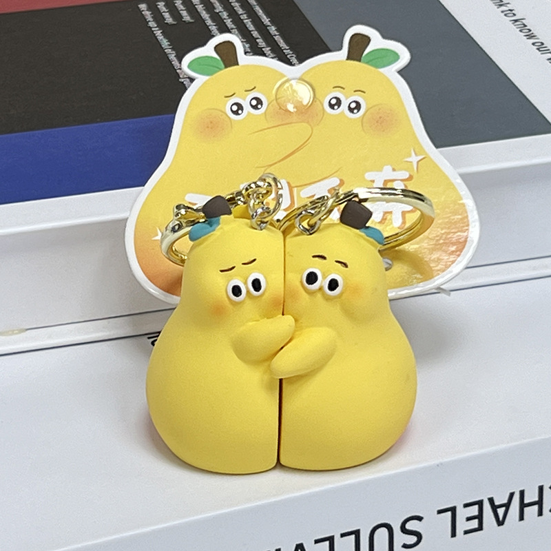 Super Constant Original Animal Series Couple Buckle Keychain Doll Key Holder Organizer Women's Southern Potato Doll Pendant