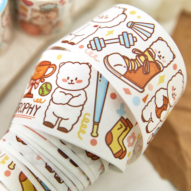 Early foam and paper tape soft cute Diary series Journal album Diary DIY decorative stickers 8