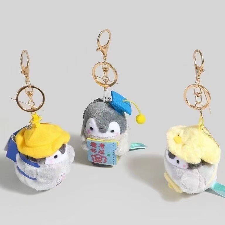 Japanese Positive Energy Little Penguin Plush Keychain