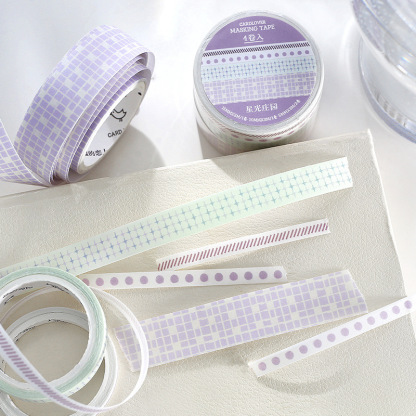 Letter Lovers and Paper Salt Base Tape suit Daydreamer Series Hand Account Collage Decorative Tape