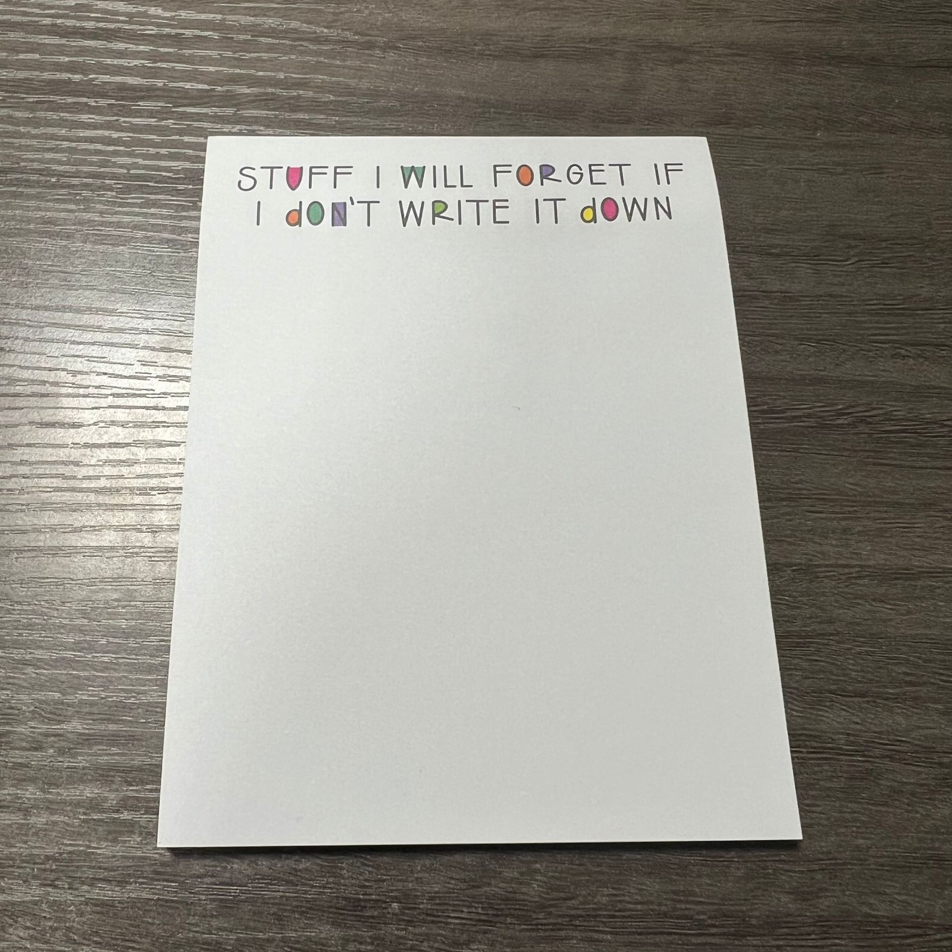 To Do List Notepad  Funny Stationery Notepad Sticky Notes