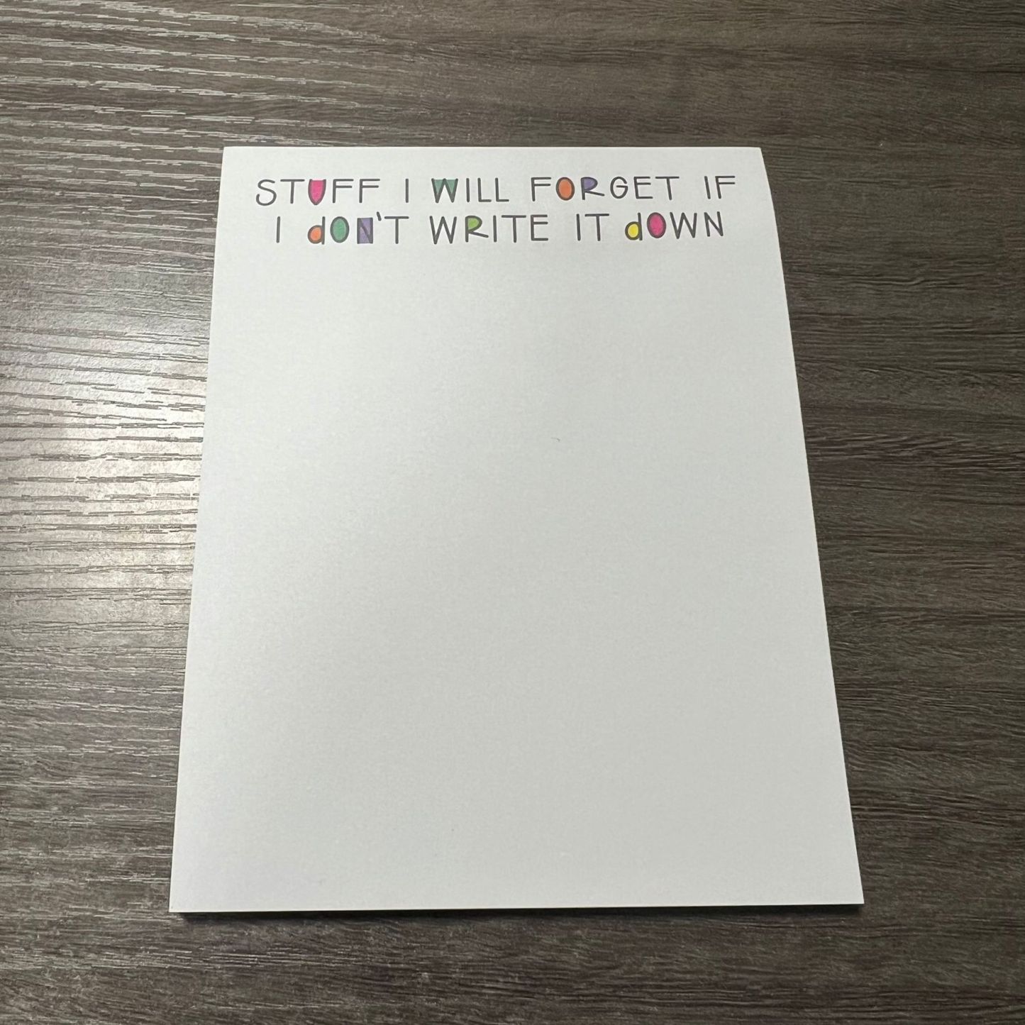 To Do List Notepad  Funny Stationery Notepad Sticky Notes