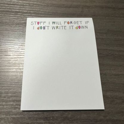 To Do List Notepad  Funny Stationery Notepad Sticky Notes