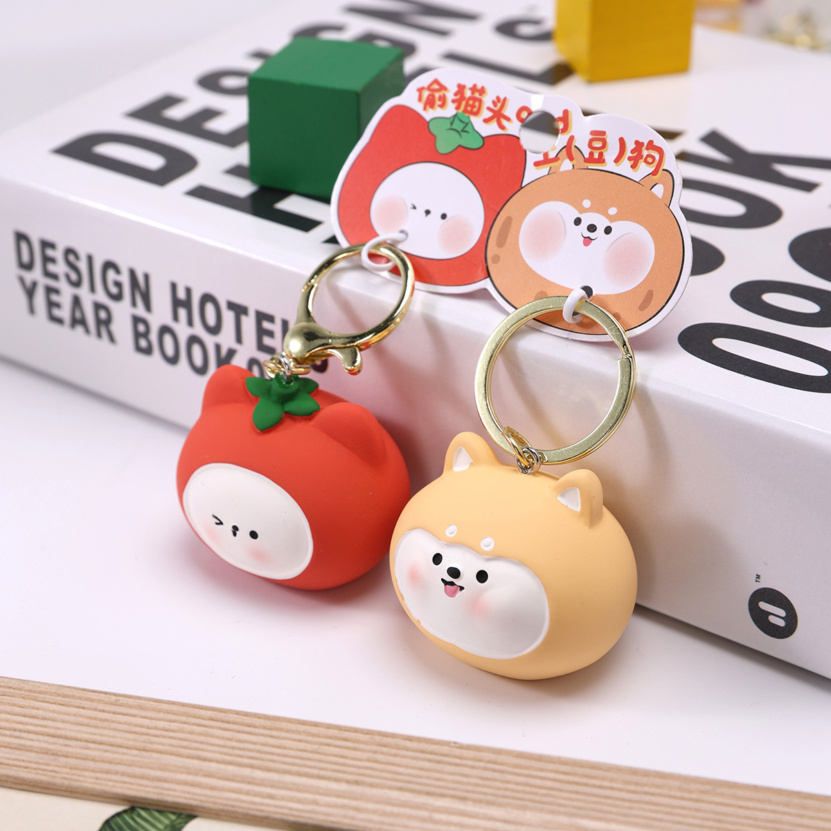 Super Constant Original Animal Series Couple Buckle Keychain Doll Key Holder Organizer Women's Southern Potato Doll Pendant