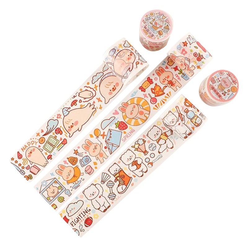 Early foam and paper tape soft cute Diary series Journal album Diary DIY decorative stickers 8