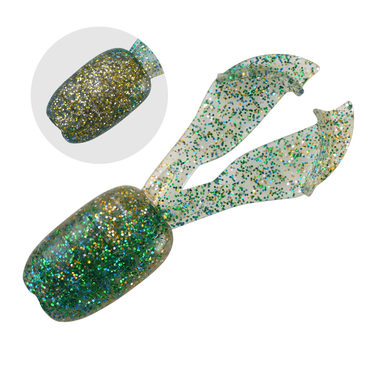 Floating Spinner Swim Jig 7cm 4.5g 6pcs