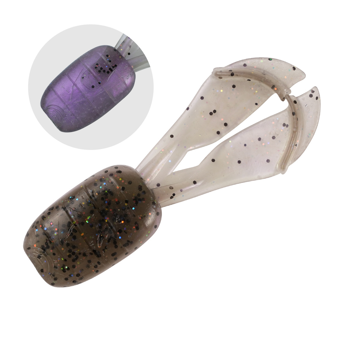 Floating Spinner Swim Jig 7cm 4.5g 6pcs