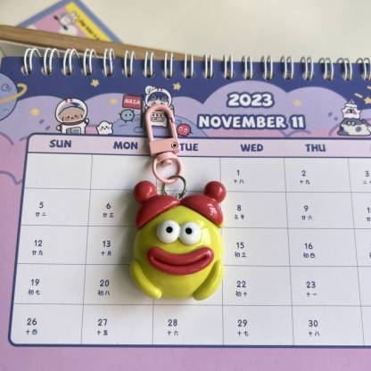 Large Size Funny Sausage Keychain with Big Mouth Cute School Bag Pendant Best Friend Gift Resin Cartoon Style Fresh Sweet