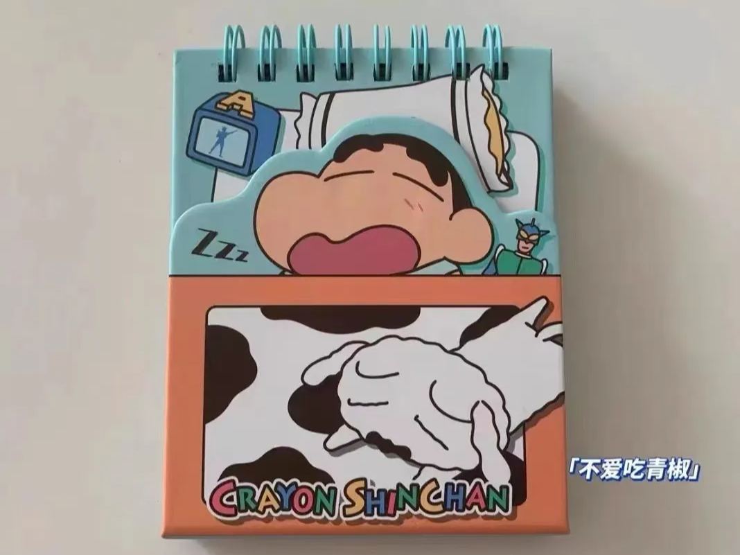 Japan style crayon small new notebook magnetic buckle coil this portable color page pocket notebook