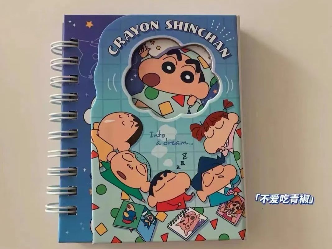 Japan style crayon small new notebook magnetic buckle coil this portable color page pocket notebook
