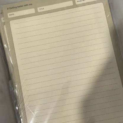 Big Sticky Note Book Collection | B5 Planner 30 sheets/60 words book Time Planner Study Pattern Book