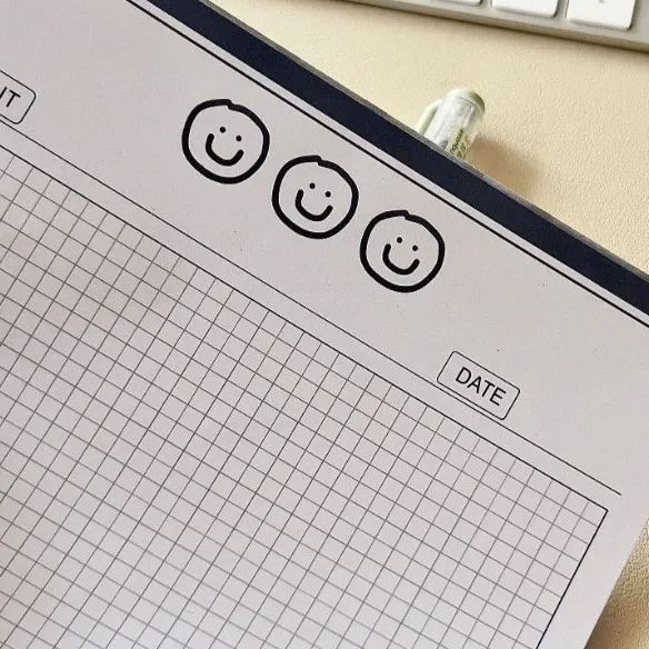 Big Sticky Note Book Collection | B5 Planner 30 sheets/60 words book Time Planner Study Pattern Book