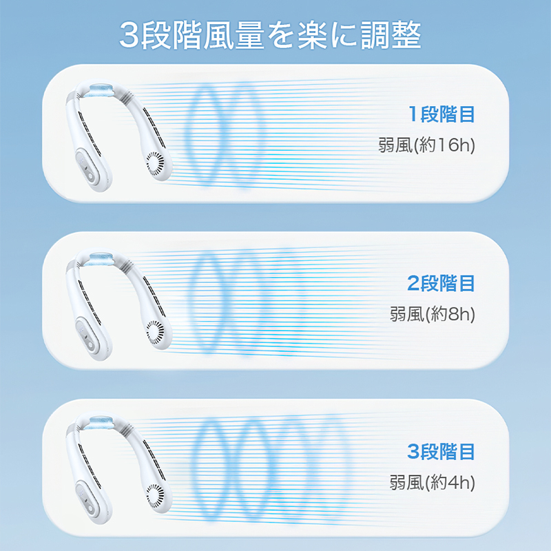 J18首掛け扇風機