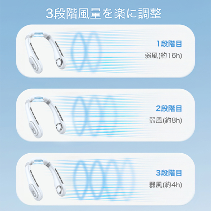 J18首掛け扇風機