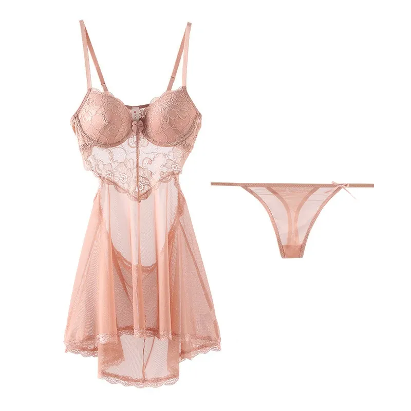 Nightgown with Built in Bra