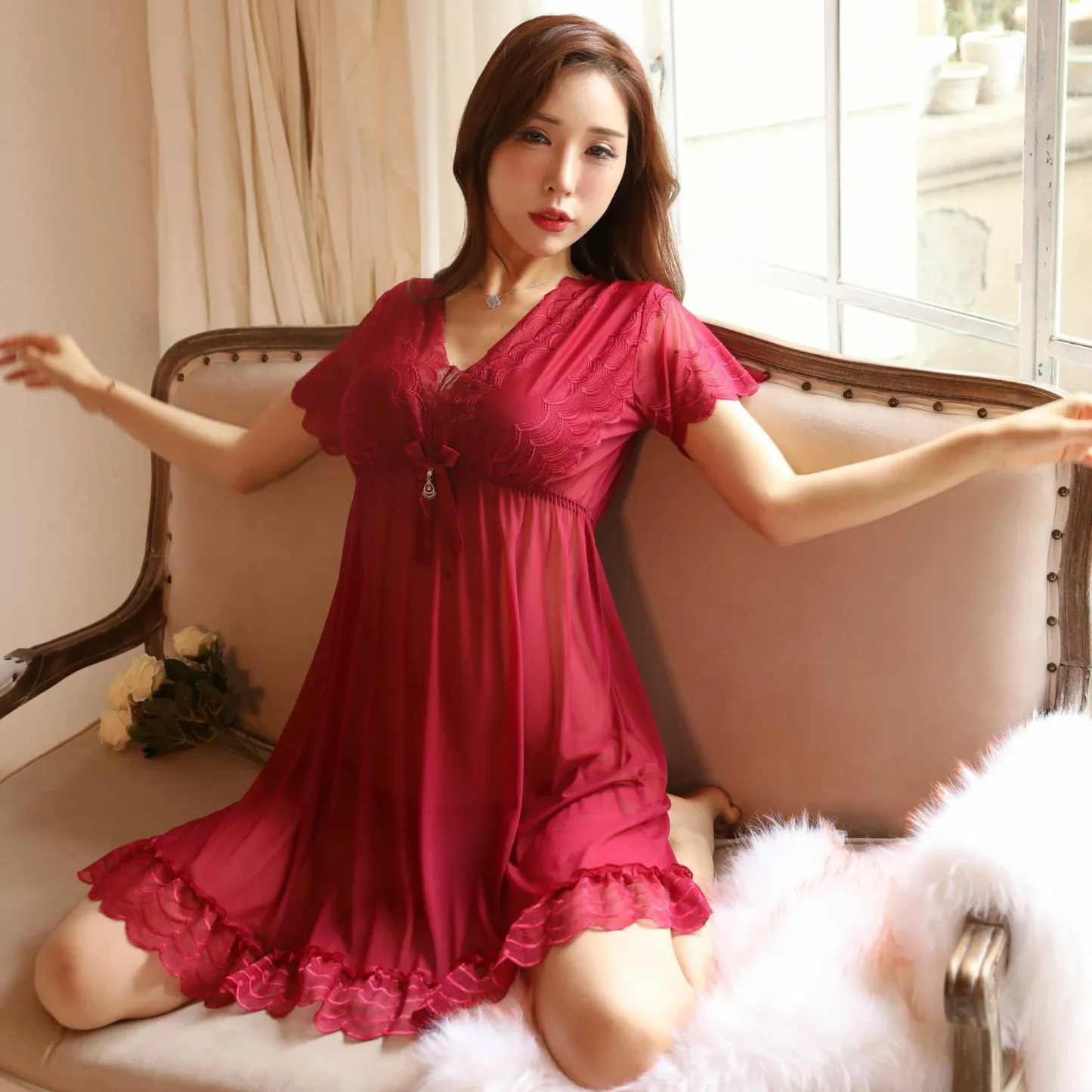 Short Sleeve Nightgown