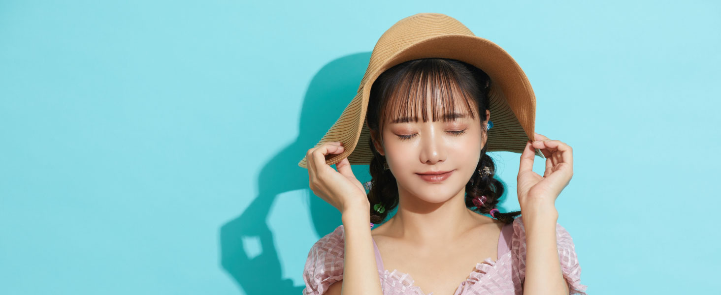 レディースハットUVカット