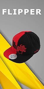 サグライフ ハーフビックロゴ 3D 刺繍 スナップバック