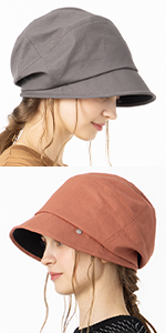 looandc ルーアンドシー 人気ブランド 帽子 ハット 夏 キャスケット かわいい帽子 つば広 大きいサイズ あご紐付き つば長 uvカット 紫外線カット 接触冷感 クール ひんやり ハット