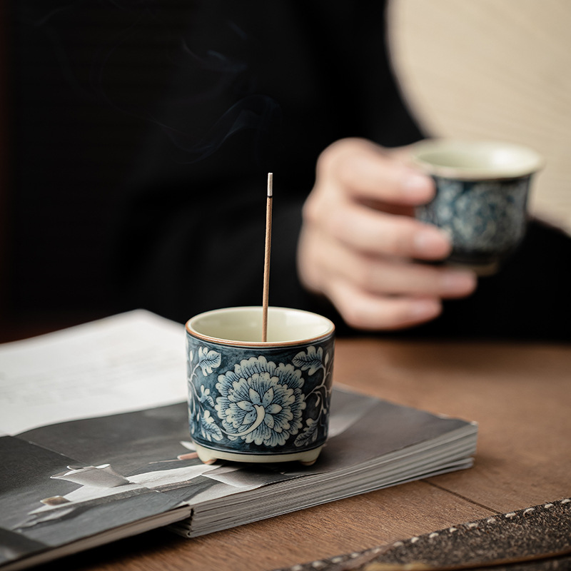 繁花-小香炉香插