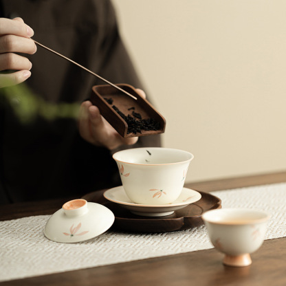 蘭花風鈴-初元蓋碗