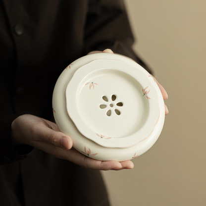 蘭花風鈴-花邊壺承