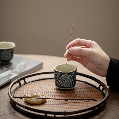 繁花-小香炉香插