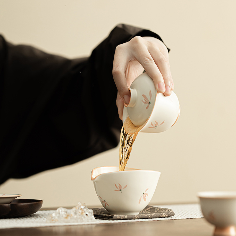 蘭花風鈴-初元蓋碗