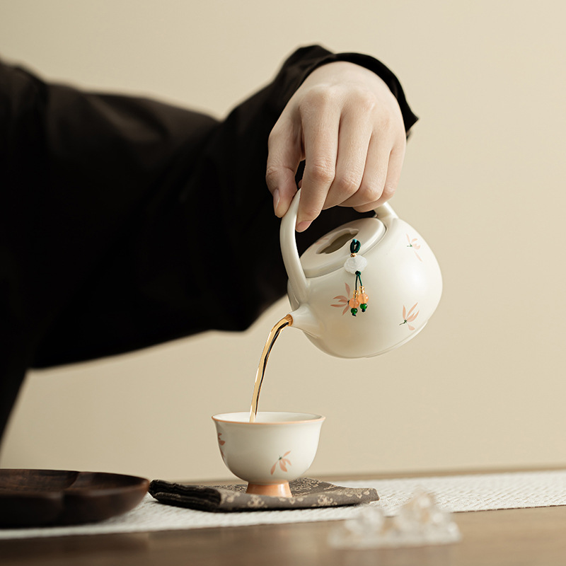 蘭花風鈴-提梁壺