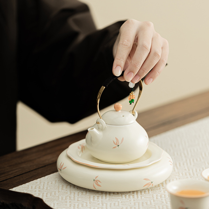 蘭花風鈴-花邊壺承