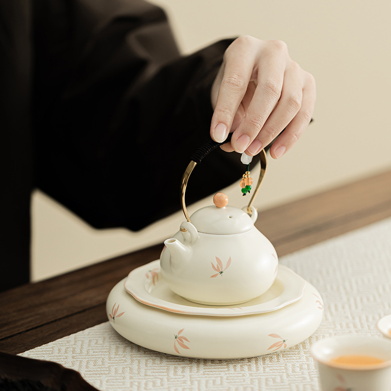 蘭花風鈴-花邊壺承