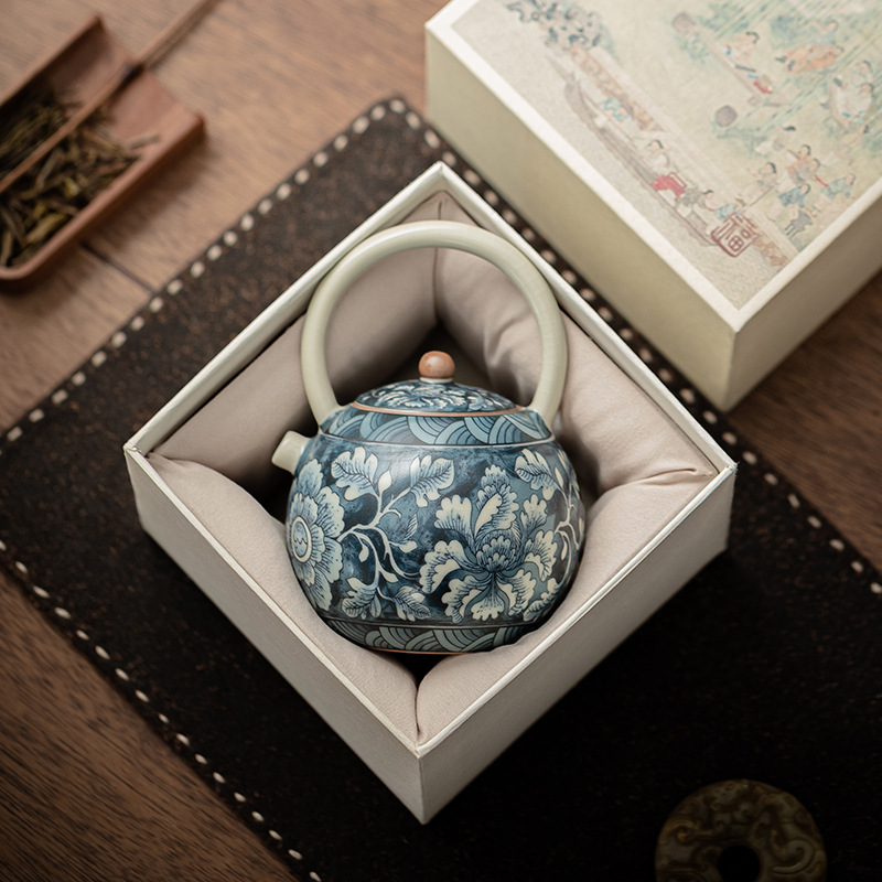 繁花-汲泉壶提梁壶