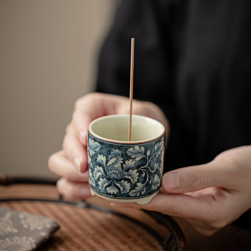 繁花-小香炉香插