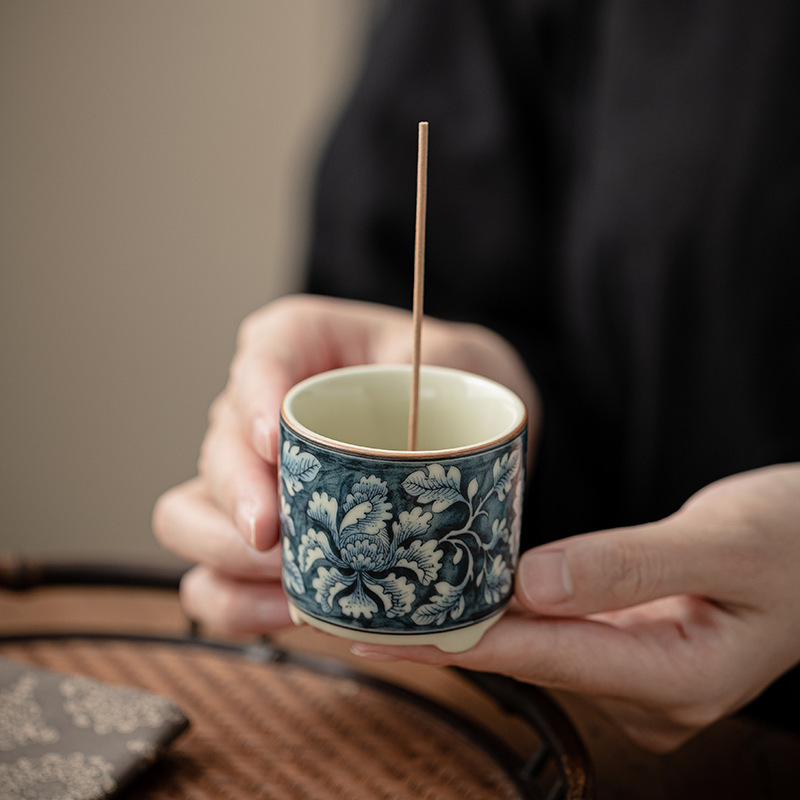 繁花-小香炉香插