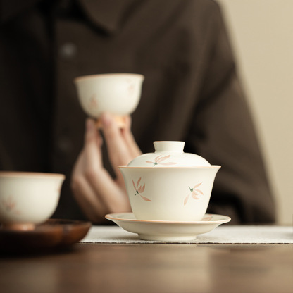 蘭花風鈴-初元蓋碗