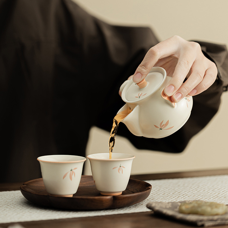 蘭花風鈴-祥雲手抓壺