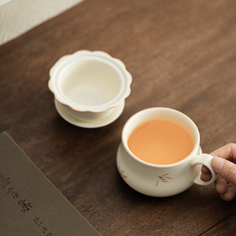 蘭花風鈴-花口茶咖杯