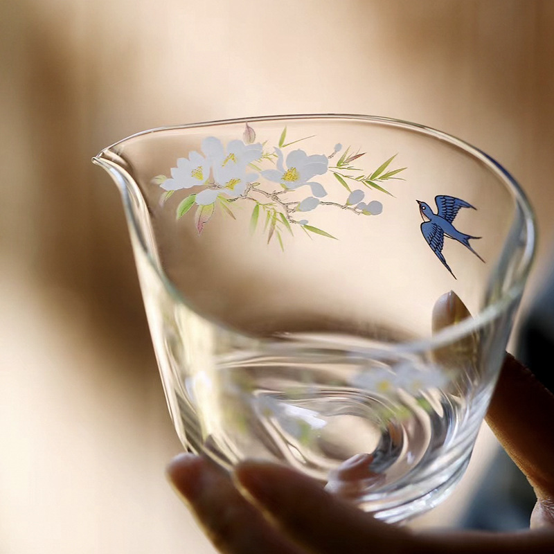 春歸玻璃水滴公道杯分茶器