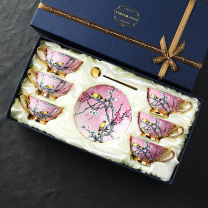 花之戀咖啡英式下午茶杯碟禮盒裝