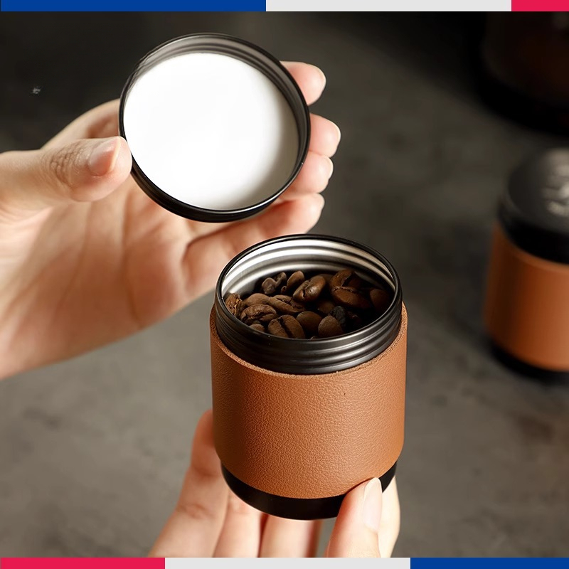 迷你便攜咖啡粉豆密封罐