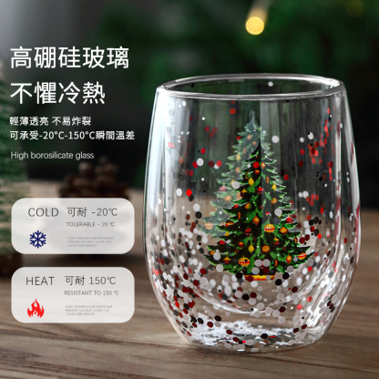 星星閃聖誕樹咖啡杯