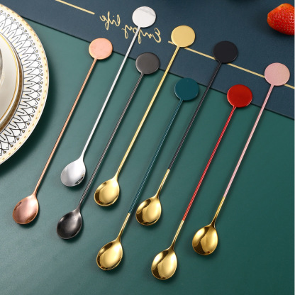 創意長柄咖啡攪拌勺甜品勺